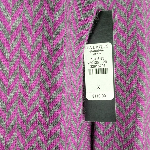 TALBOTS Woman Wool Blend Cardigan Size X NWT - Picture 3 of 8